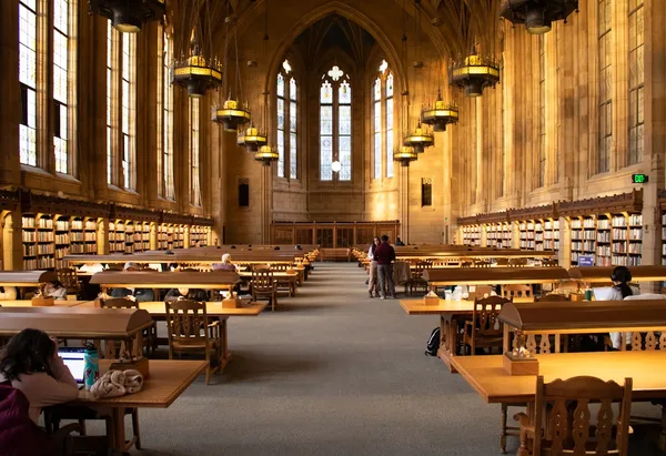 Suzzallo Library ornate reading room interior