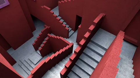 How to model Squid Game Staircase