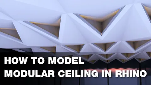 How to Model Modular Ceiling in Rhino