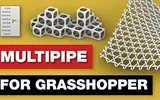 MultiPipe for Grasshopper3D: Elevating Parametric Modeling to Art