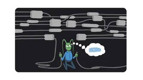 Parametric Design concept visualization showing flowing algorithmic forms