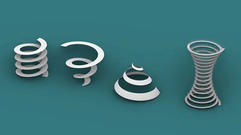 Grasshopper Tutorial | Spiral Surfaces