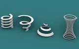 Spiral Surfaces in Grasshopper