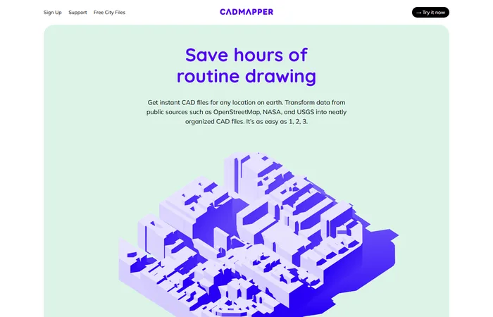 CADmapper - generate 3D site context