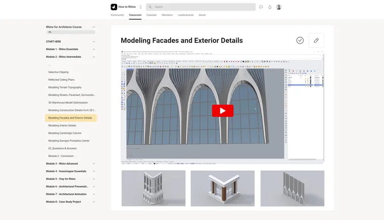 How to Rhino Course Platform