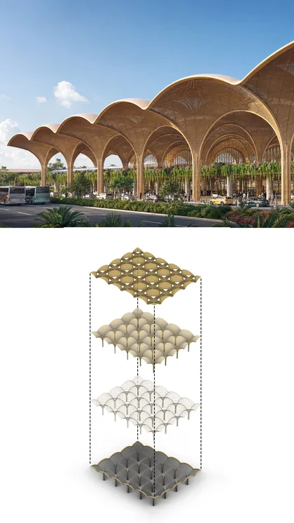 Foster + Partners Airport Canopy