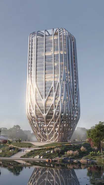 Zaha Hadid's Tower in Grasshopper