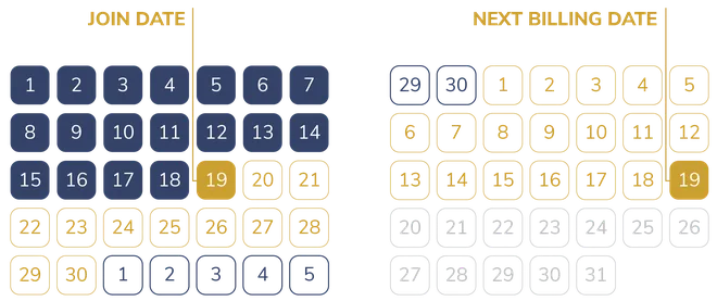 How to Rhino Premium monthly calendar