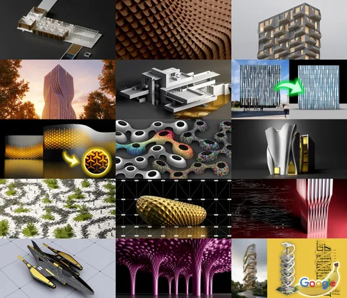 Premium mini-courses grid: ZHA Tower, Fallingwater House, and more