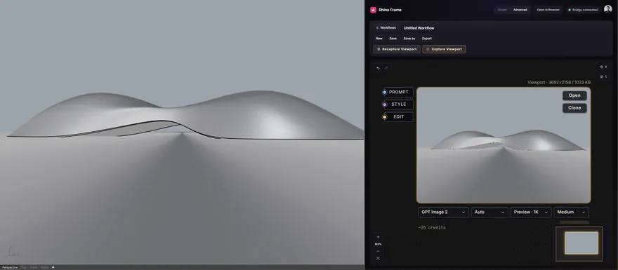 Capturing a Rhino 8 viewport in RhinoFrame