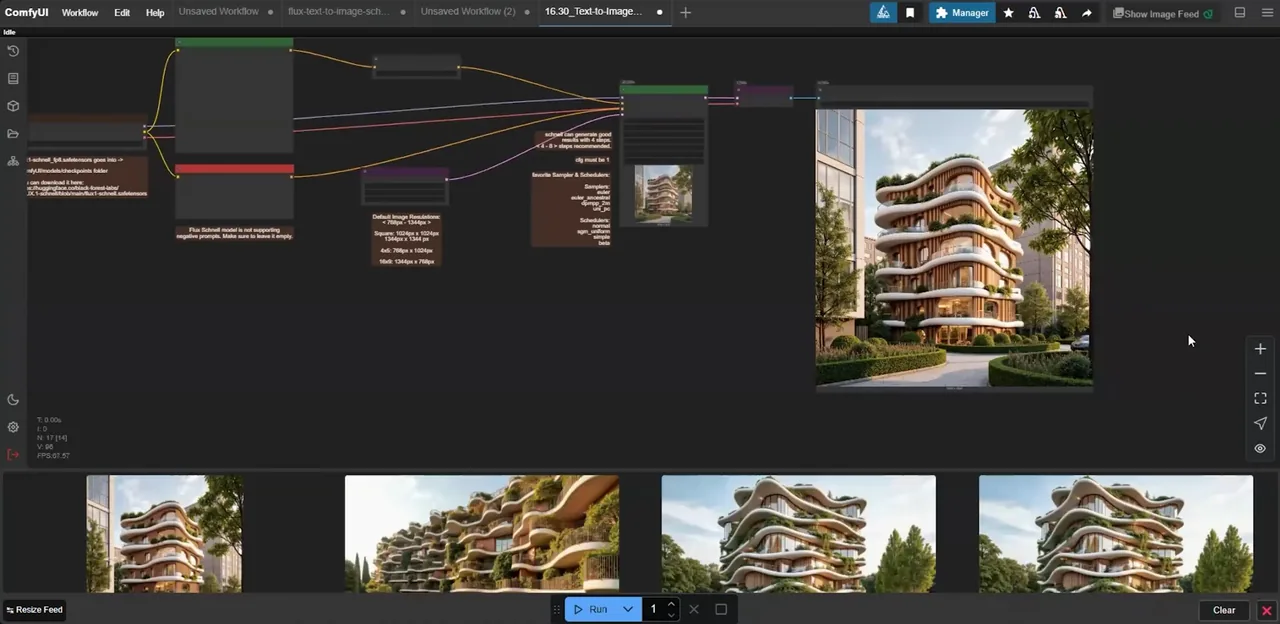 ComfyUI workflow for architectural rendering