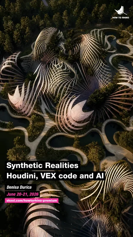 Synthetic Realities with Houdini, VEX Code and AI