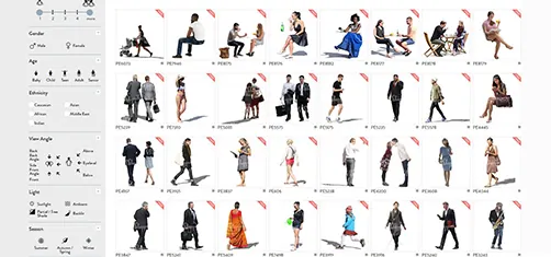 vishopper cutout people