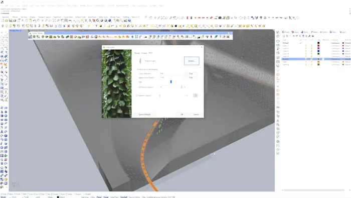 Lands Design in Rhino - Plants Paint Lands Design in Rhino - Plants Paint