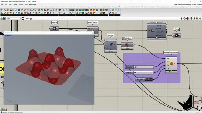 SubD From Mesh component