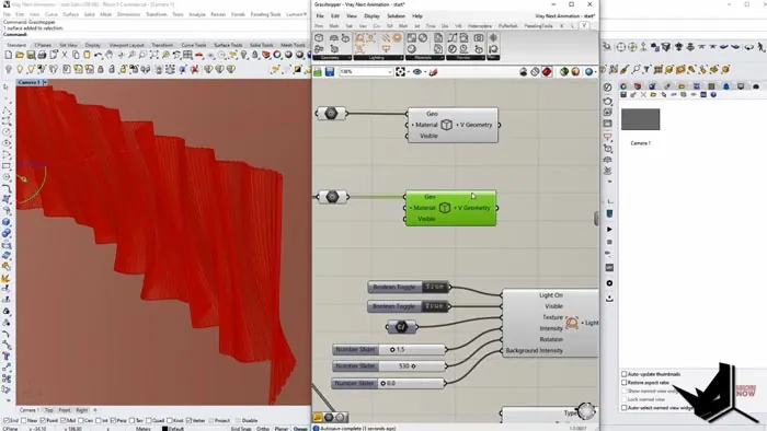 Vray Grasshopper Animation
