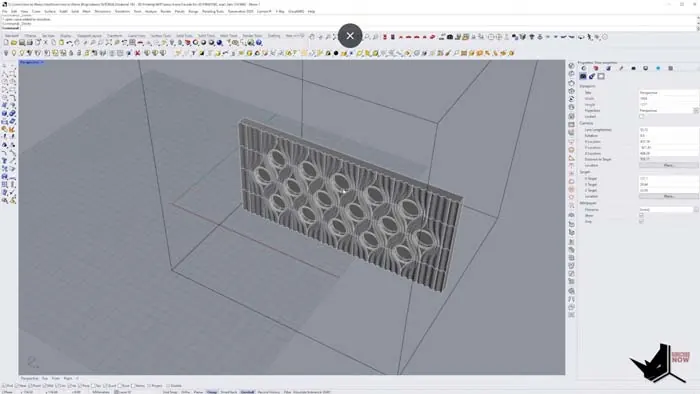 Modeling the Facade in Rhino