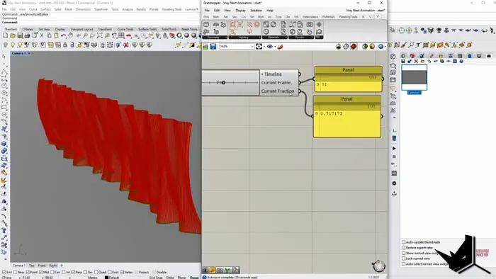 Vray Timeline component