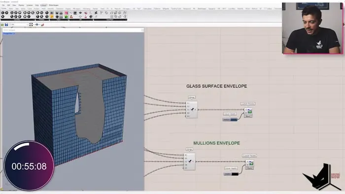 Opus Tower Modeling in Grasshopper