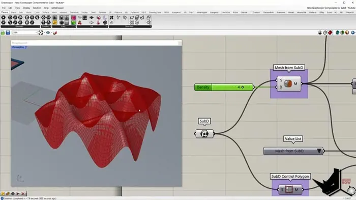 SubD Control Polygon component