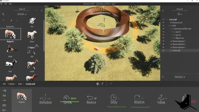Animation from Twinmotion