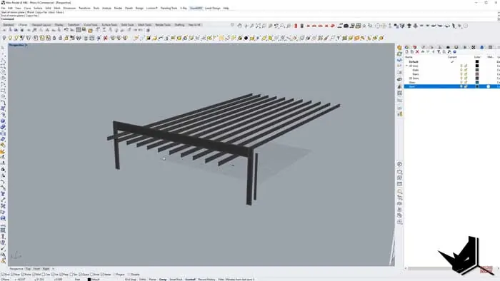Crown Hall Modeling - Beams Crown Hall Modeling - Beams