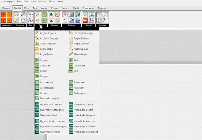 Grasshopper 3D 2 interface