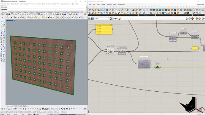 Cutouts on a mesh suface Cutouts on a mesh suface