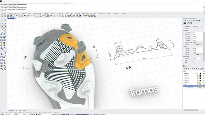 Rhino 3D Modeling - Shoe Design