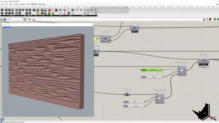 Wavy Wall Pattern - Completed