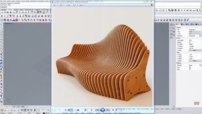 Overview of Modeling a Parametric Bench