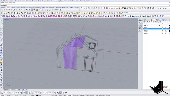 Converting Lines to Closed Polysurfaces