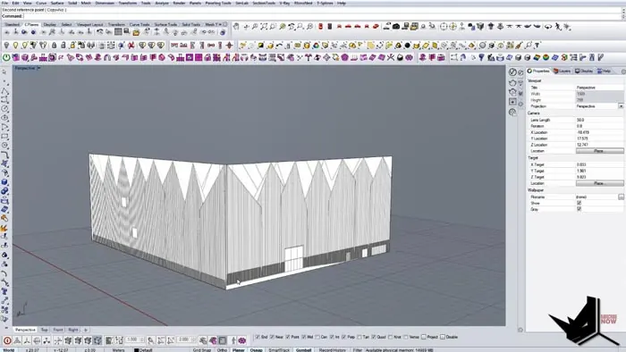 Modeling Szczecin Philharmonic Hall