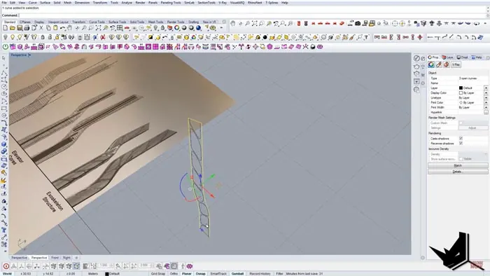 Exoskeleton Facade Design - Creating Curves