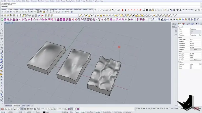Modeling Crinkled Wall - Creating Several surfaces