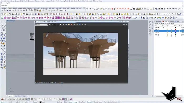 Modeling Orquideorama - Final Render