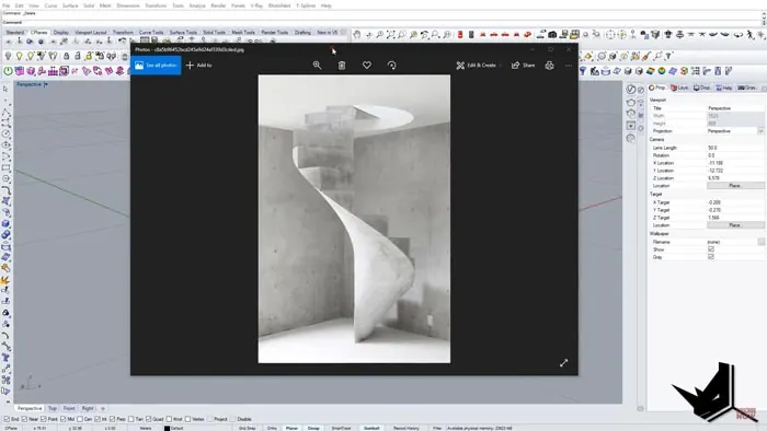 Modeling Spiral Staircase