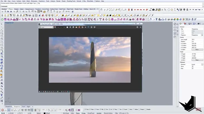 Modeling Yongsan Landmark Tower - Final Render