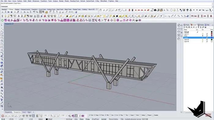 Mountain House Design - Finished Model