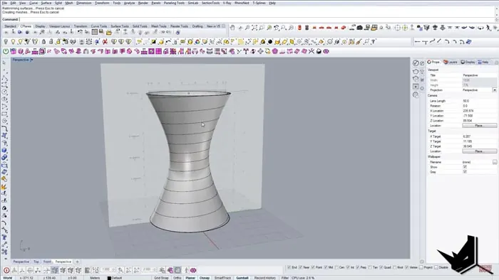 Perfect Curve with Rebuild Command
